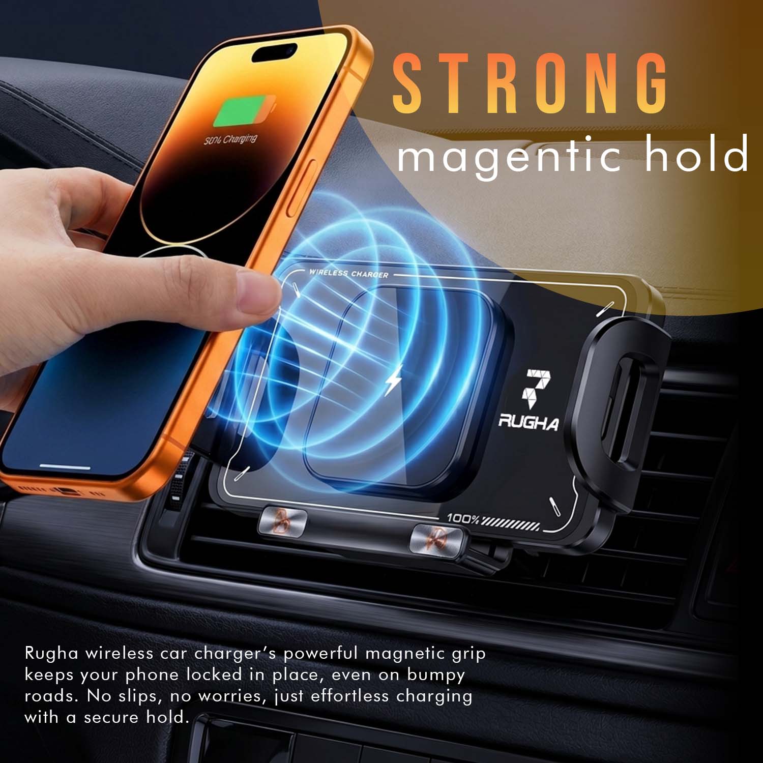 Wireless Car Phone Charger Mount - Image 7