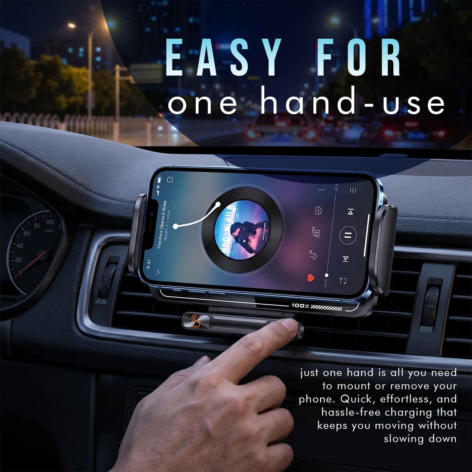 Wireless Car Phone Charger Mount - Image 5