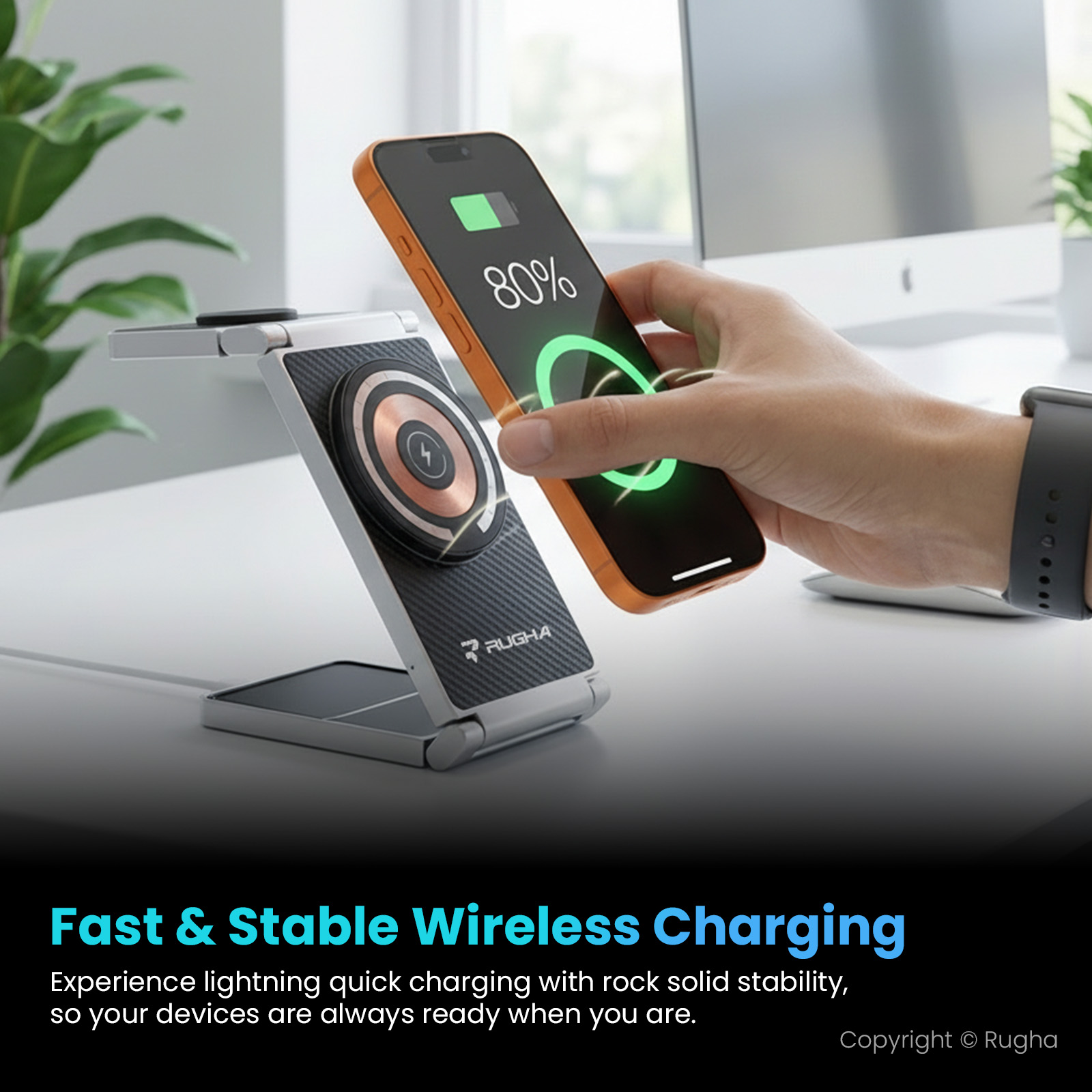 Zinc Alloy Wireless Charger - Image 7