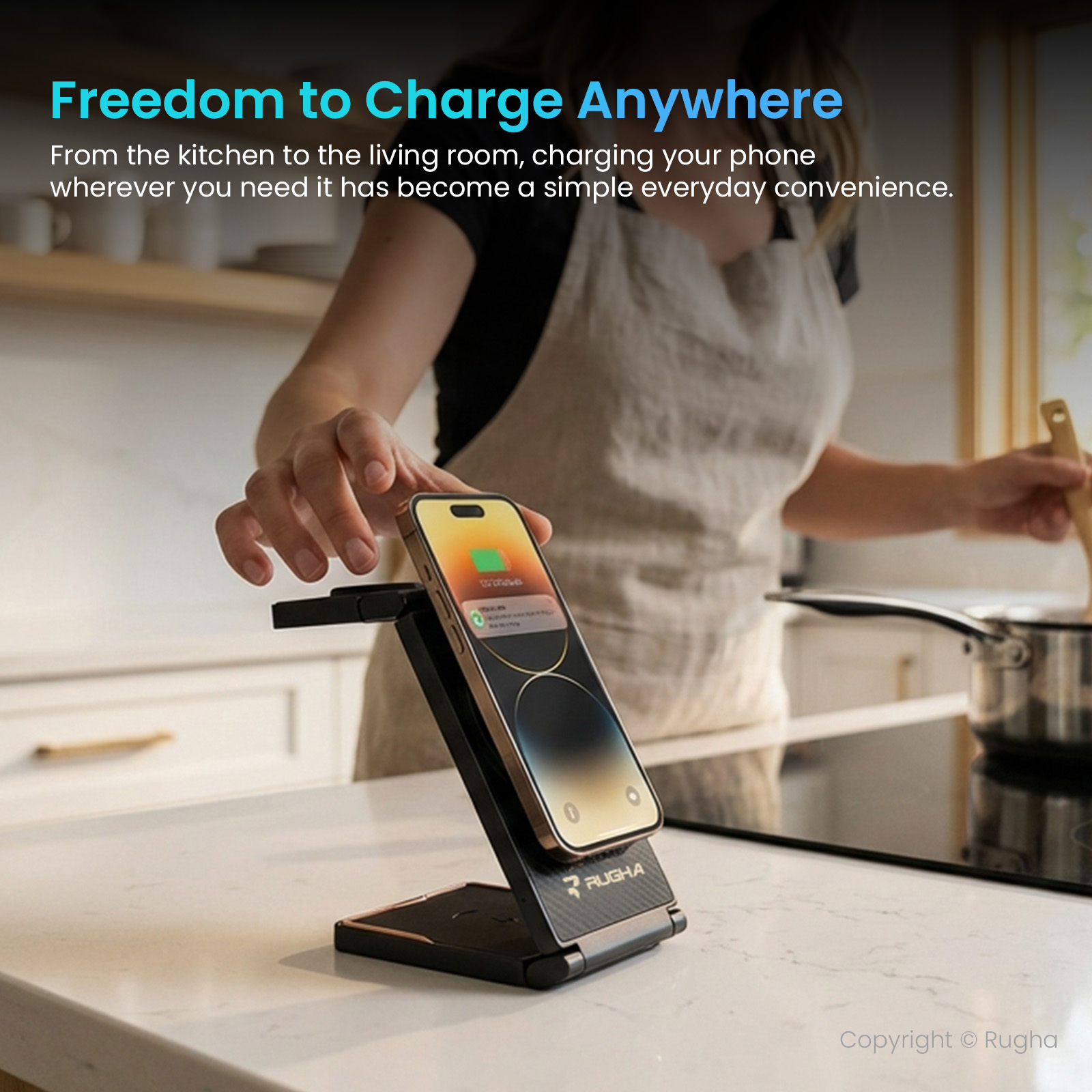 Zinc Alloy Wireless Charger - Image 6