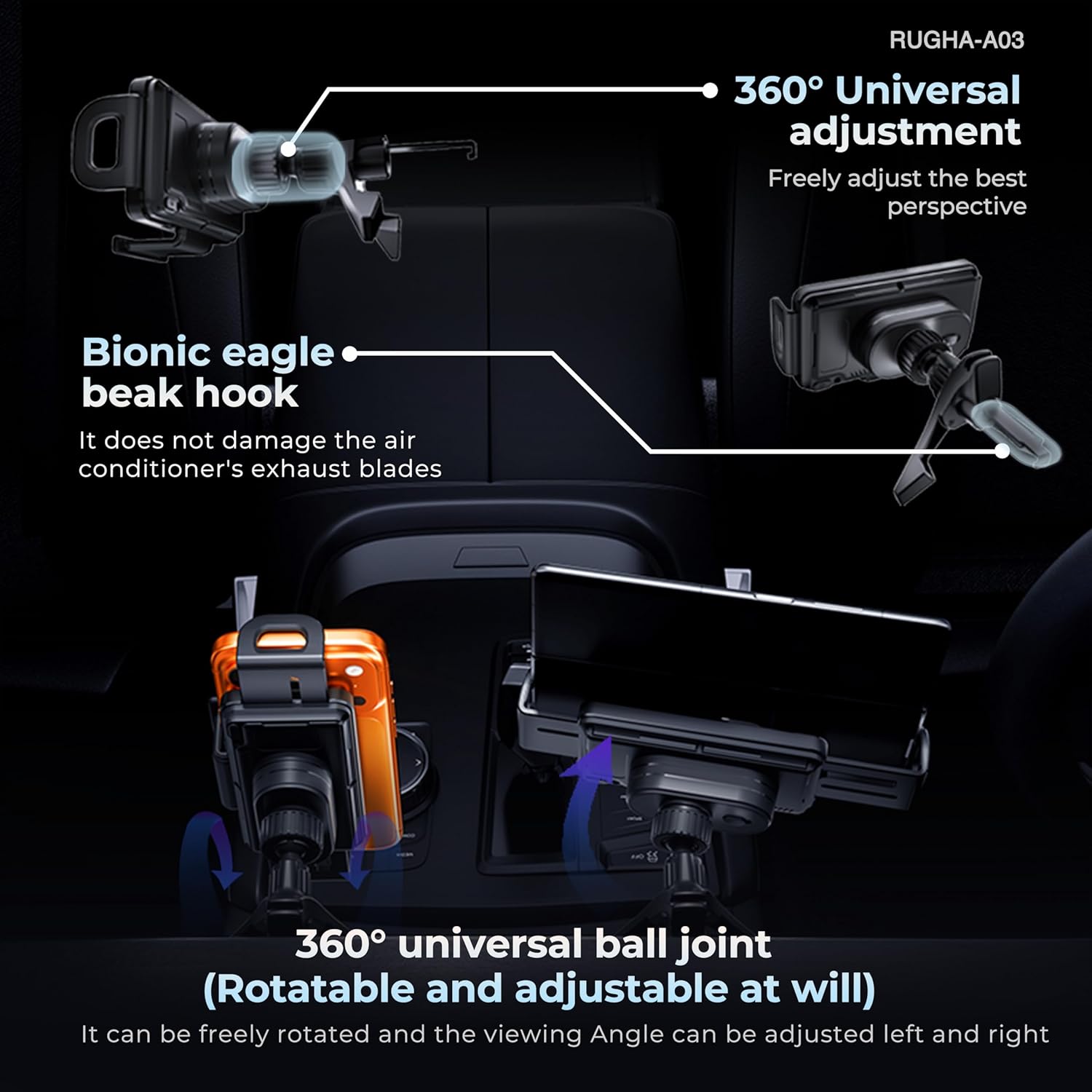 Wireless Car Phone Charger Mount - Image 4