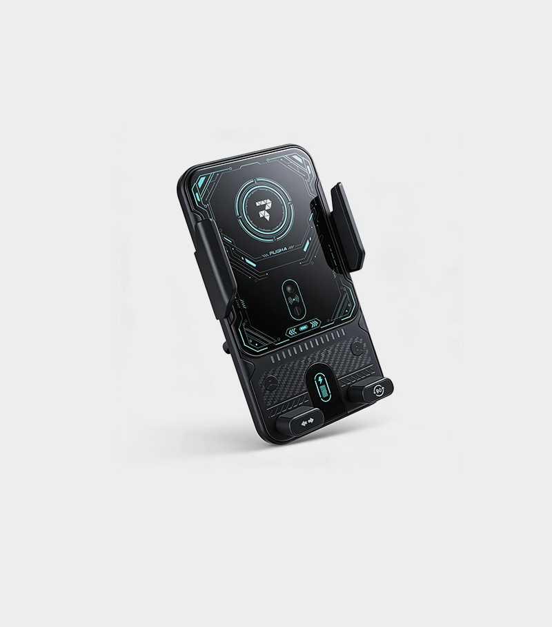 F18 15w Wireless Car Charger Mount compatible with QI-enabled Smart Phones